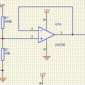 lm358电压跟随器电路图以及设计方案